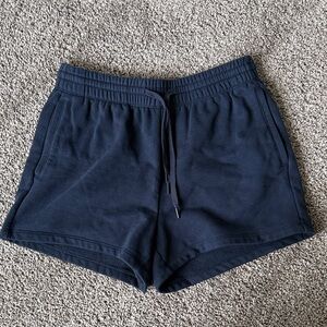 Beyond Yoga Navy Athletic Shorts